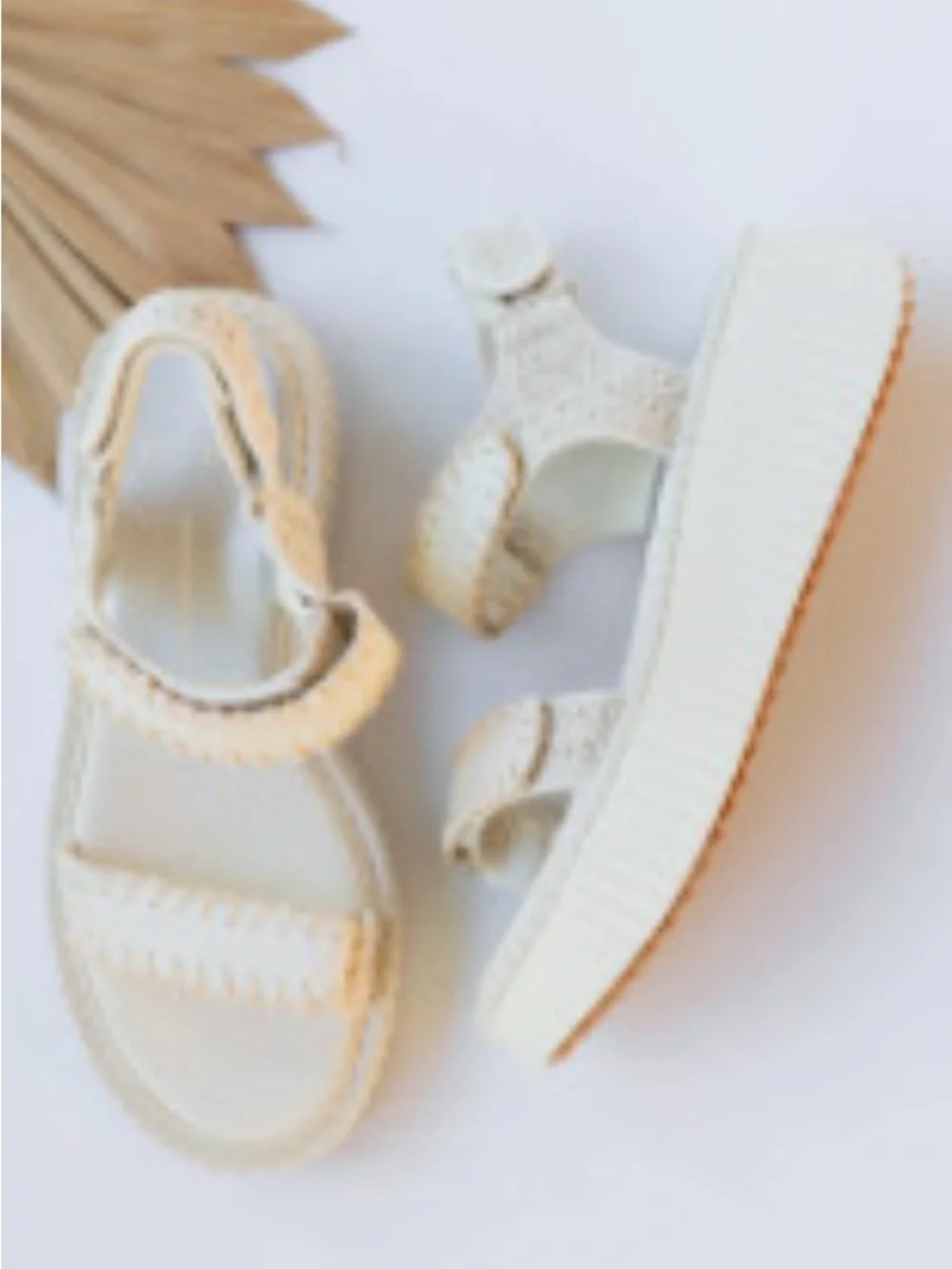 Dolce Vita Cream Platform Sandals – Chunky Espadrille Sole, Adjustable Straps - Picture 5 of 11